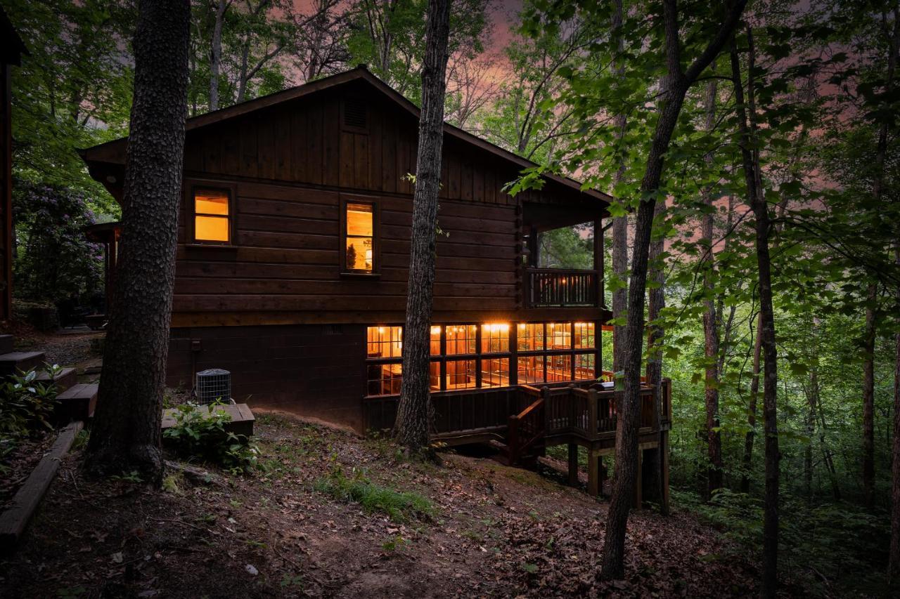 Secluded Sunrise Ridge-10 Min From Blue Ridge, King Beds, Hot Tub, 2 Porches, Fireplace Wood Burning, Mountain View, Cozy Exterior foto